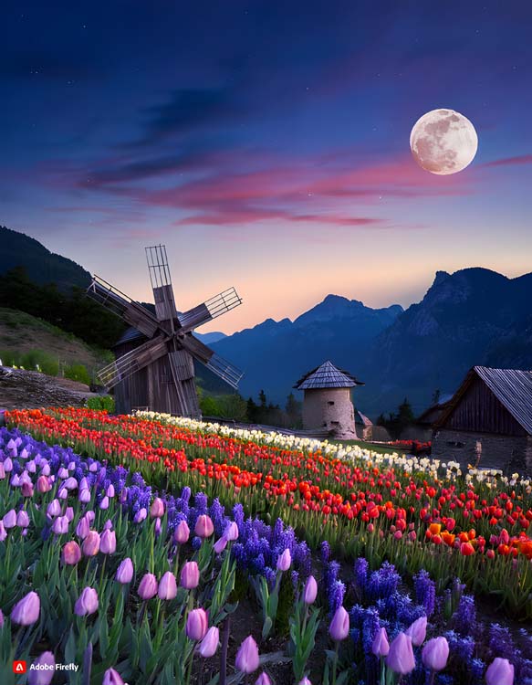Tulpenlandschaft